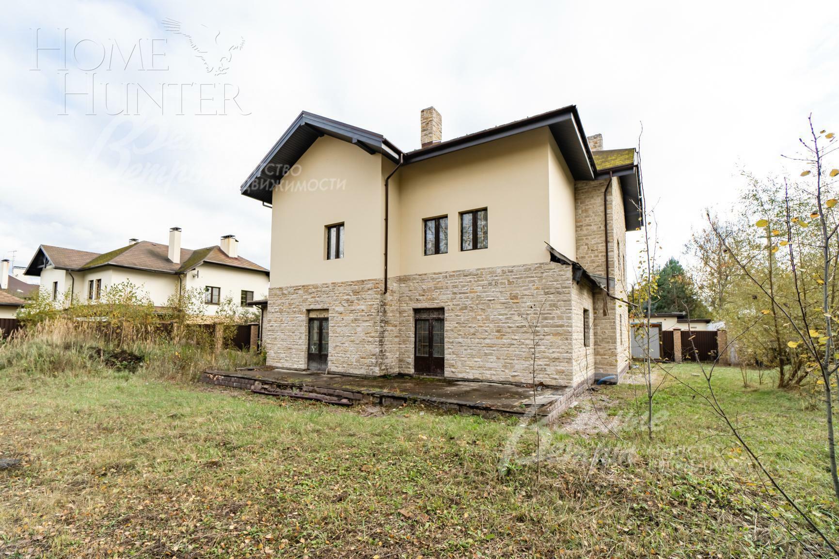 3-этажный коттедж 530 м² без отделки