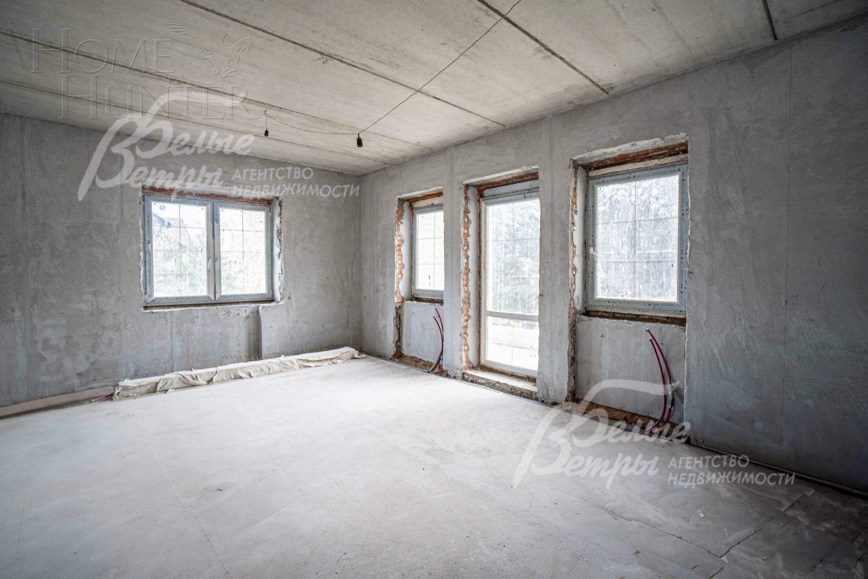 3-этажный коттедж 530 м² без отделки