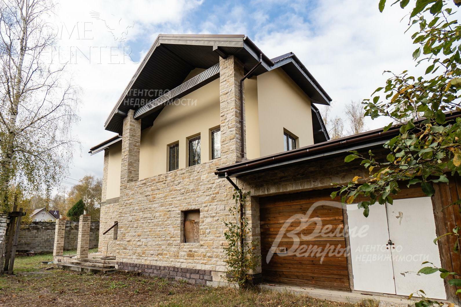 3-этажный коттедж 530 м² без отделки