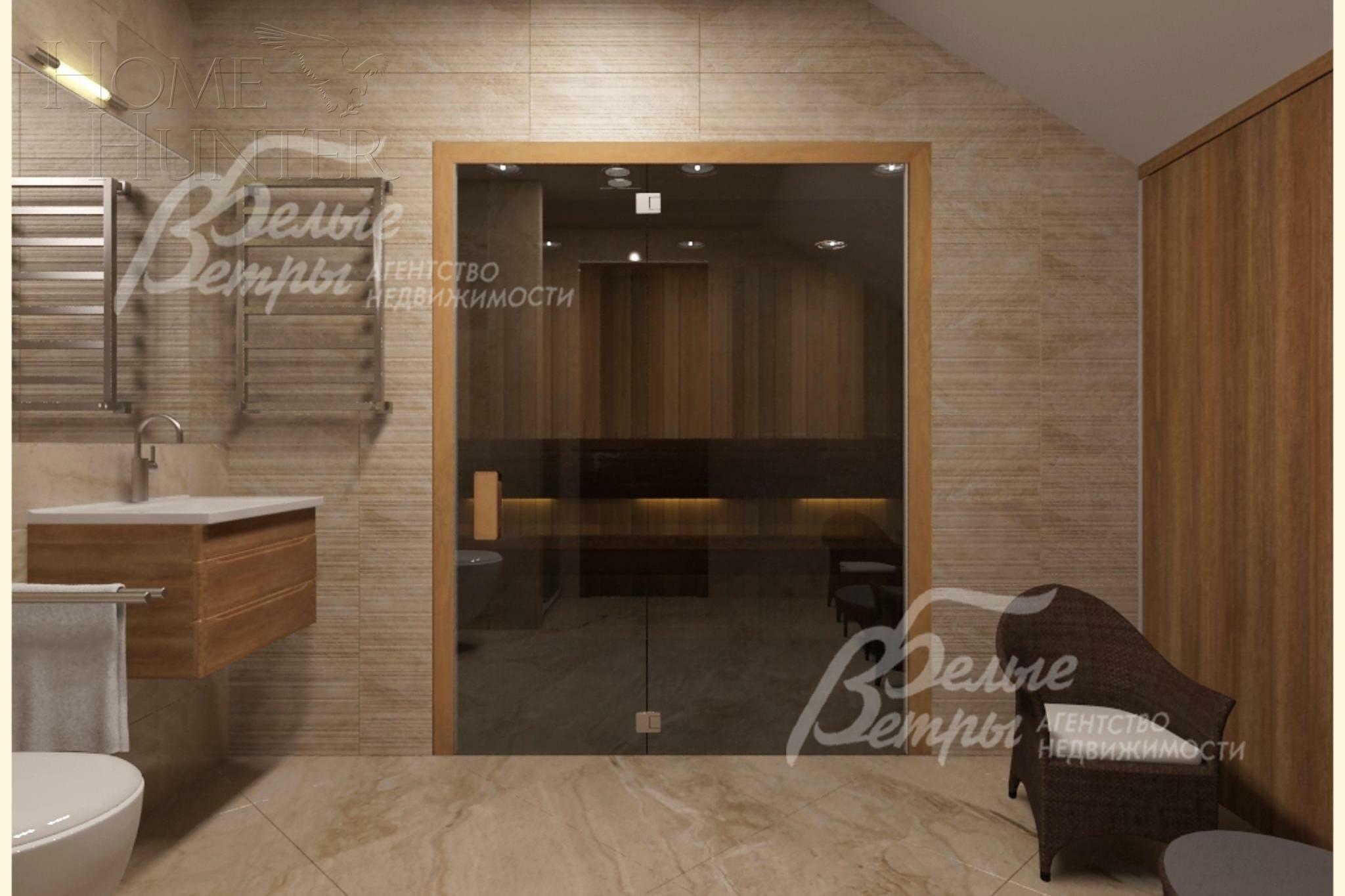 3-этажный коттедж 530 м² без отделки