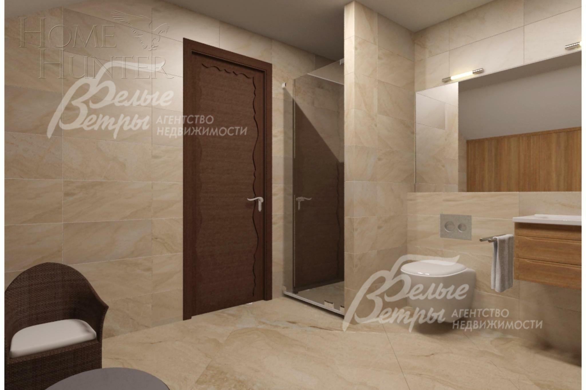 3-этажный коттедж 530 м² без отделки