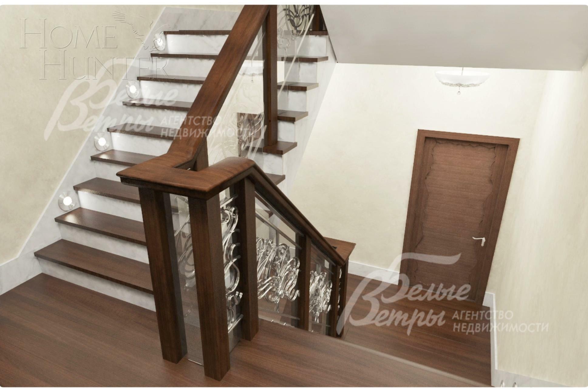 3-этажный коттедж 530 м² без отделки