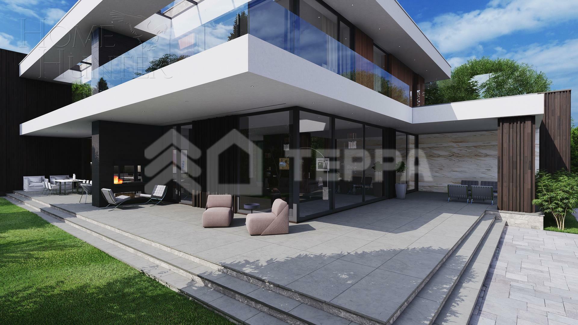 2-этажный коттедж 743 м² без отделки