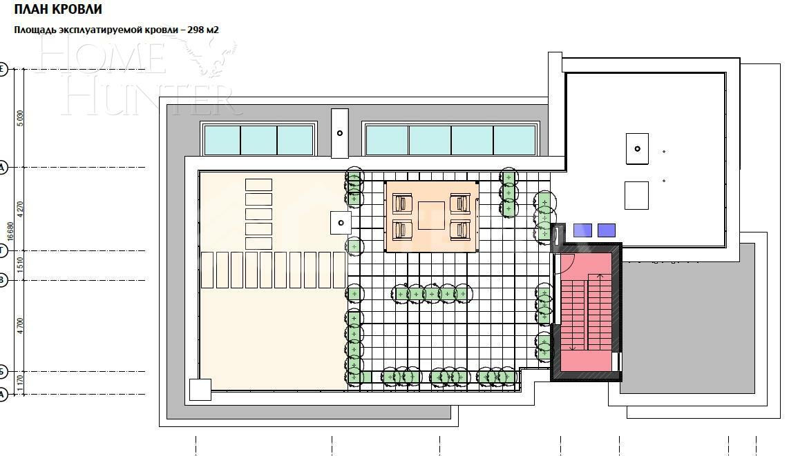2-этажный коттедж 743 м² без отделки