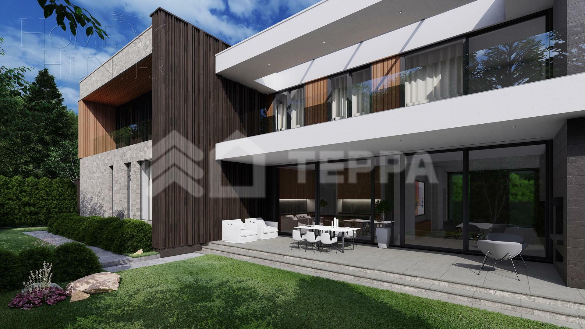 2-этажный коттедж 743 м² без отделки