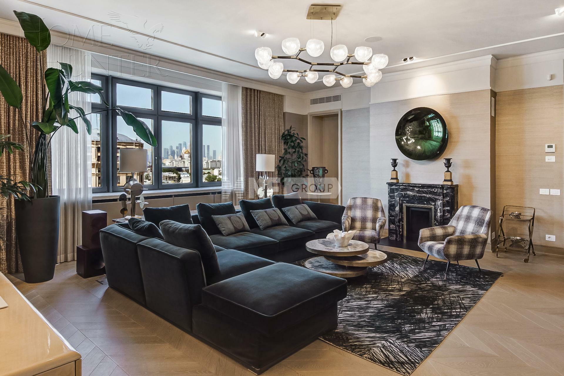 5-КОМН. ПЕНТХАУС С ОТДЕЛКОЙ 434 М² НА 10 ЭТАЖЕ