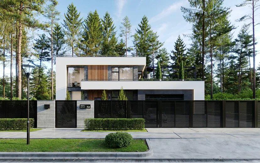 2-этажный коттедж 549 м² без отделки