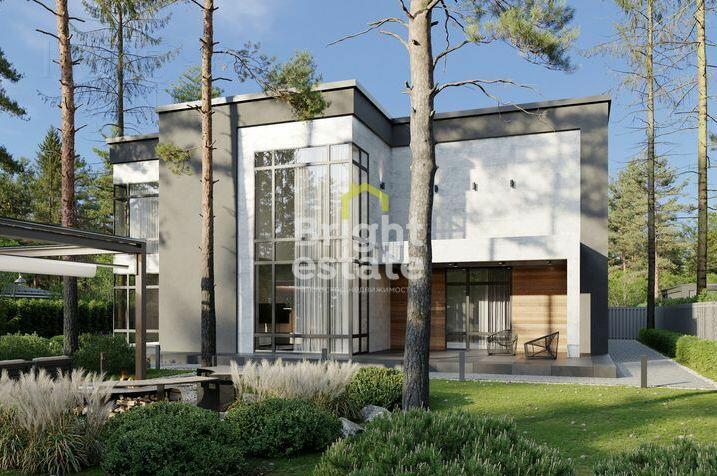 2-этажный коттедж 520 м² без отделки