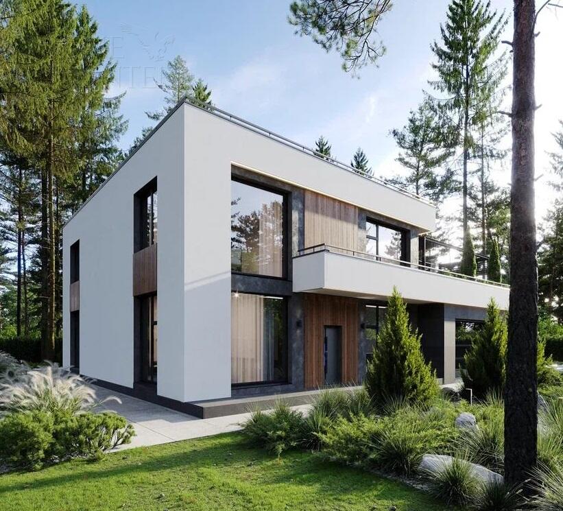 2-этажный коттедж 549 м² без отделки