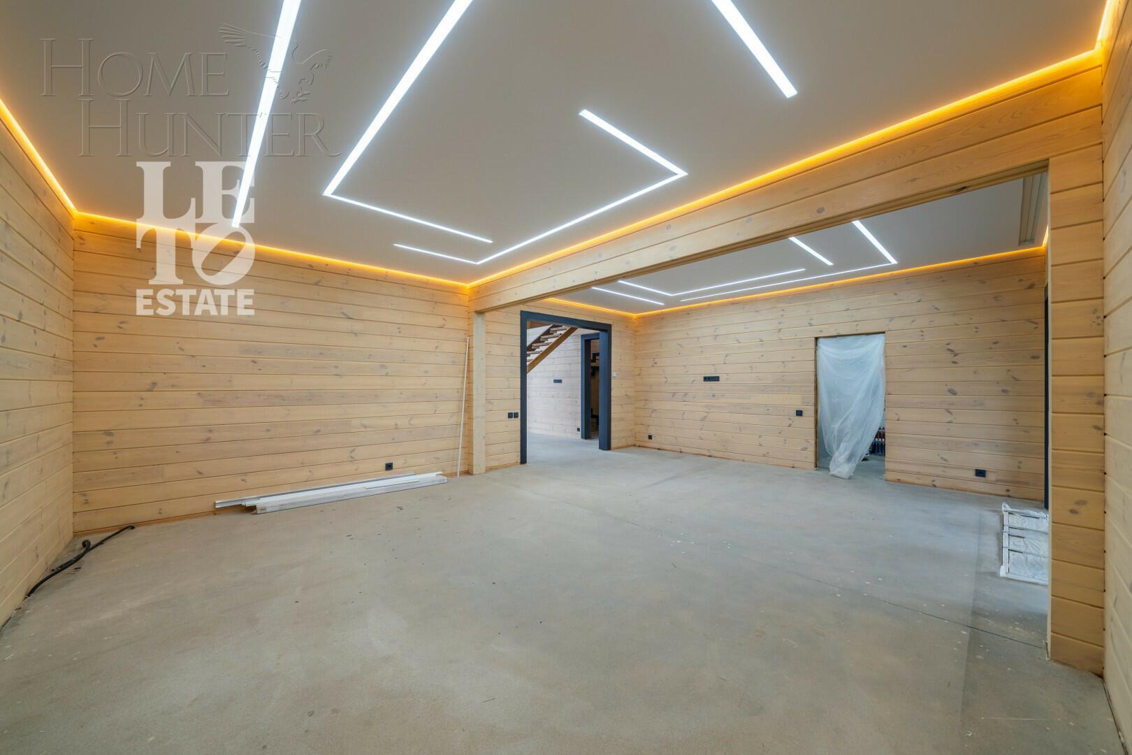 2-этажный коттедж 200 м² без отделки