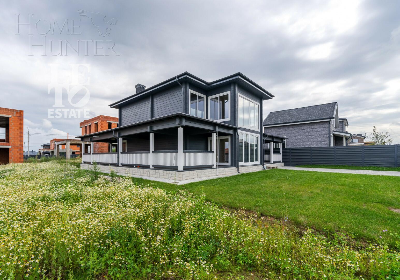 2-этажный коттедж 200 м² без отделки