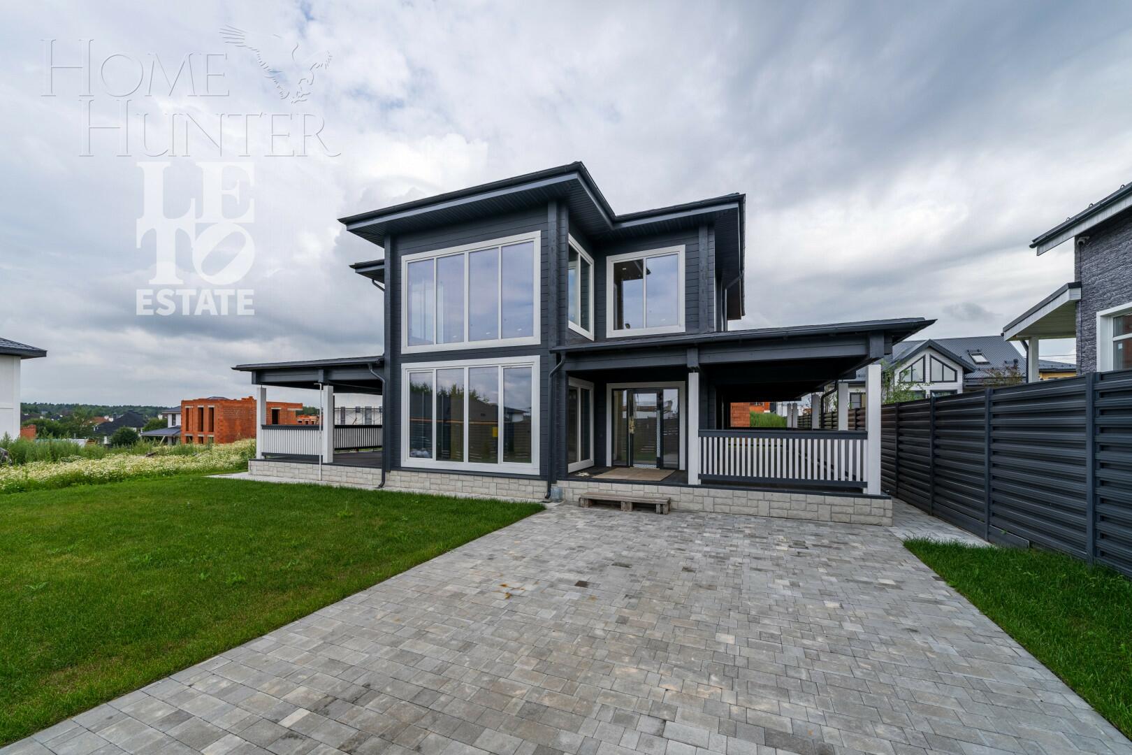 2-этажный коттедж 200 м² без отделки