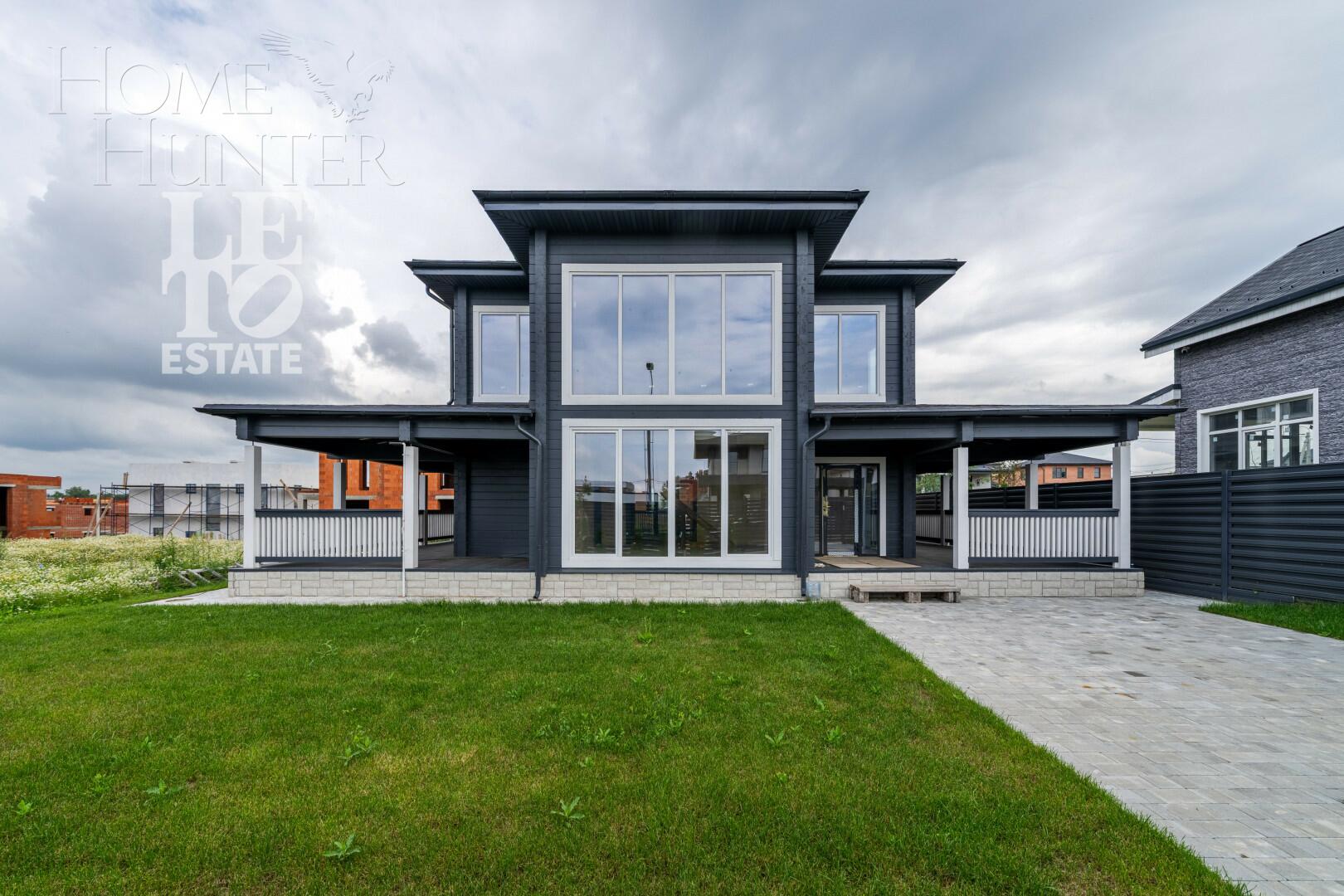 2-этажный коттедж 200 м² без отделки