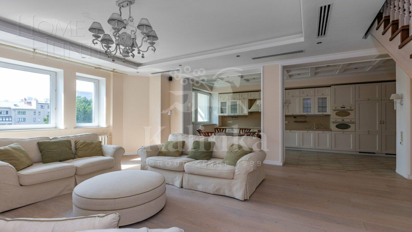 2-УРОВНЕВАЯ КВАРТИРА С ОТДЕЛКОЙ 175.8 М² НА 6 ЭТАЖЕ