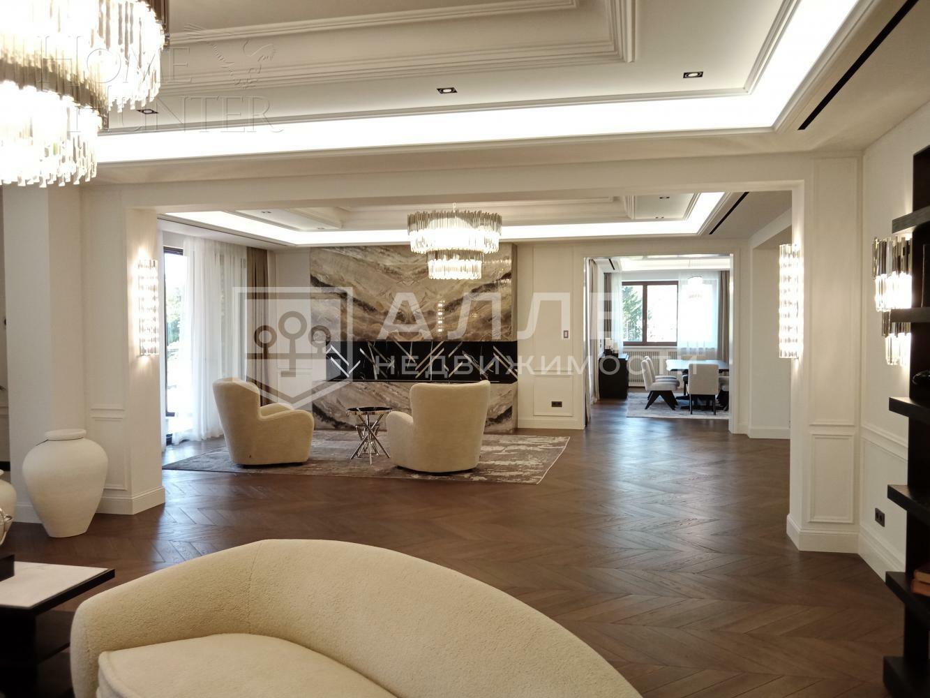 2-этажный коттедж 830 м² с отделкой