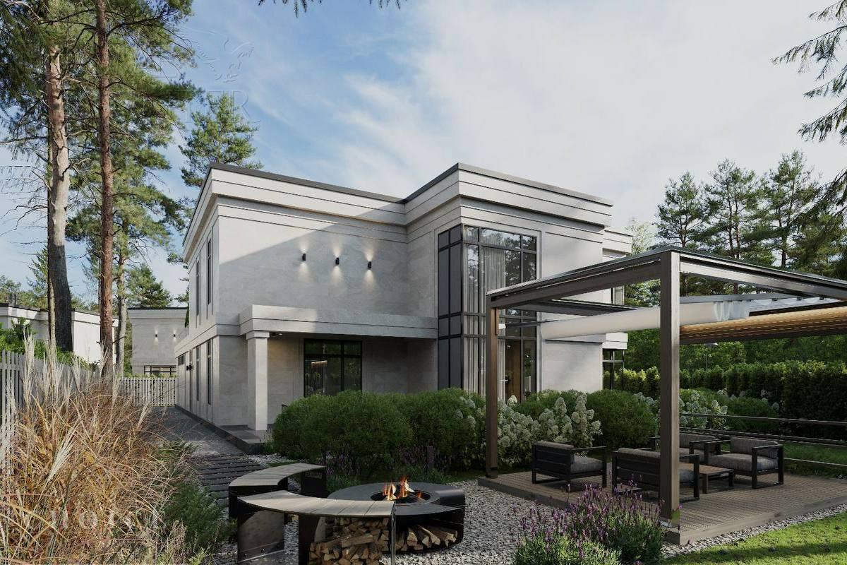 2-этажный коттедж 638 м² без отделки