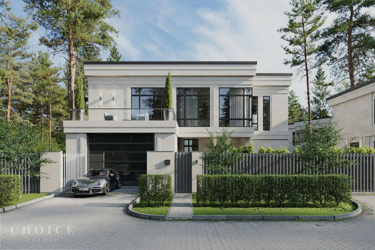 2-этажный коттедж 520 м² без отделки