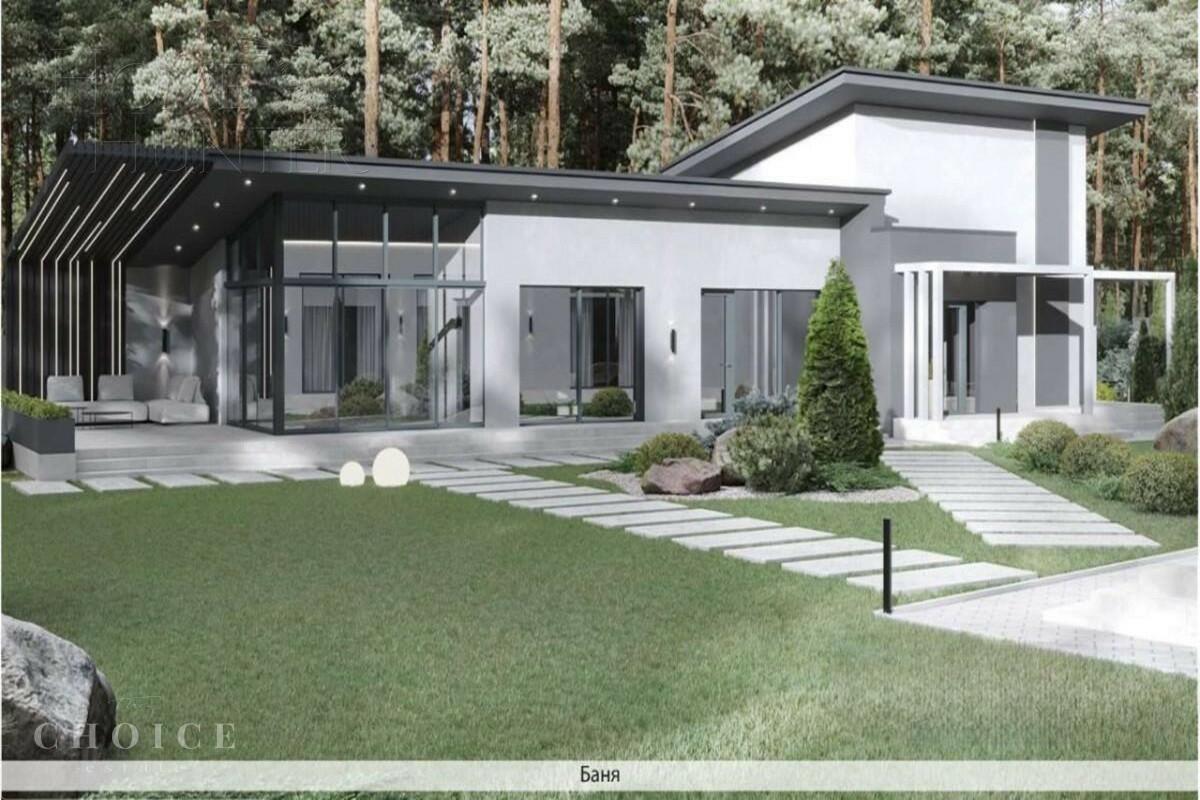 2-этажный коттедж 900 м² без отделки