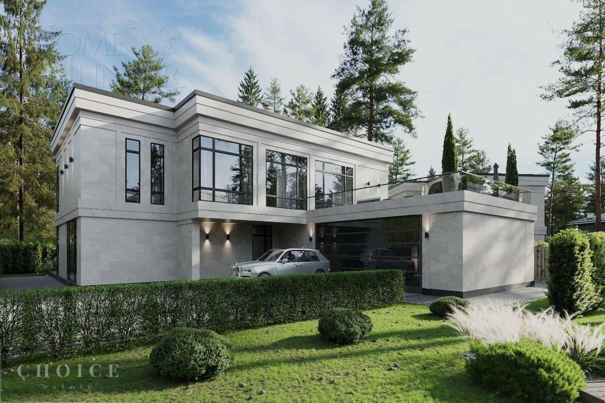 2-этажный коттедж 616 м² без отделки