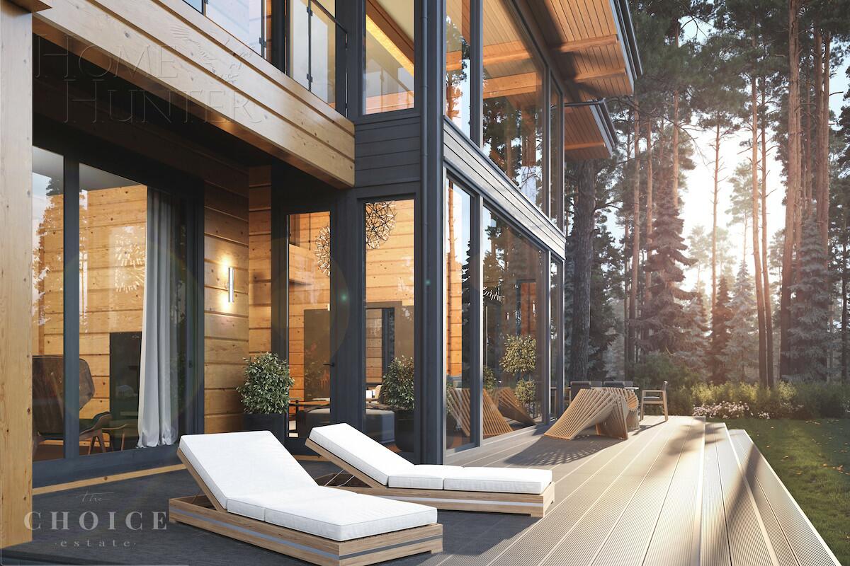 2-этажный коттедж 550 м² с отделкой