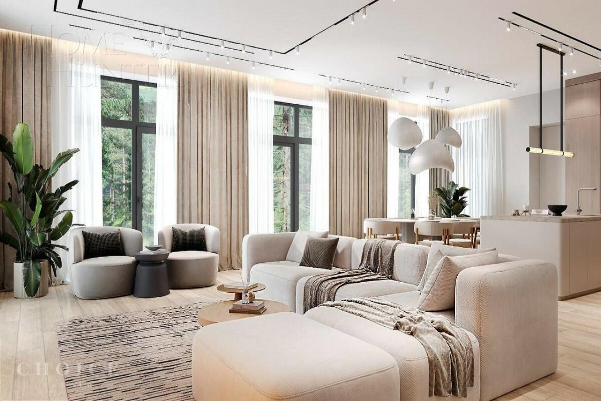 2-этажный коттедж 306 м² без отделки