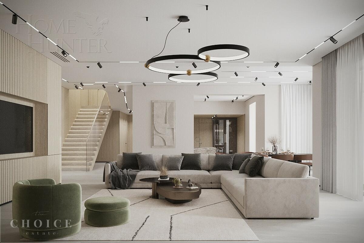 2-этажный коттедж 750 м² без отделки