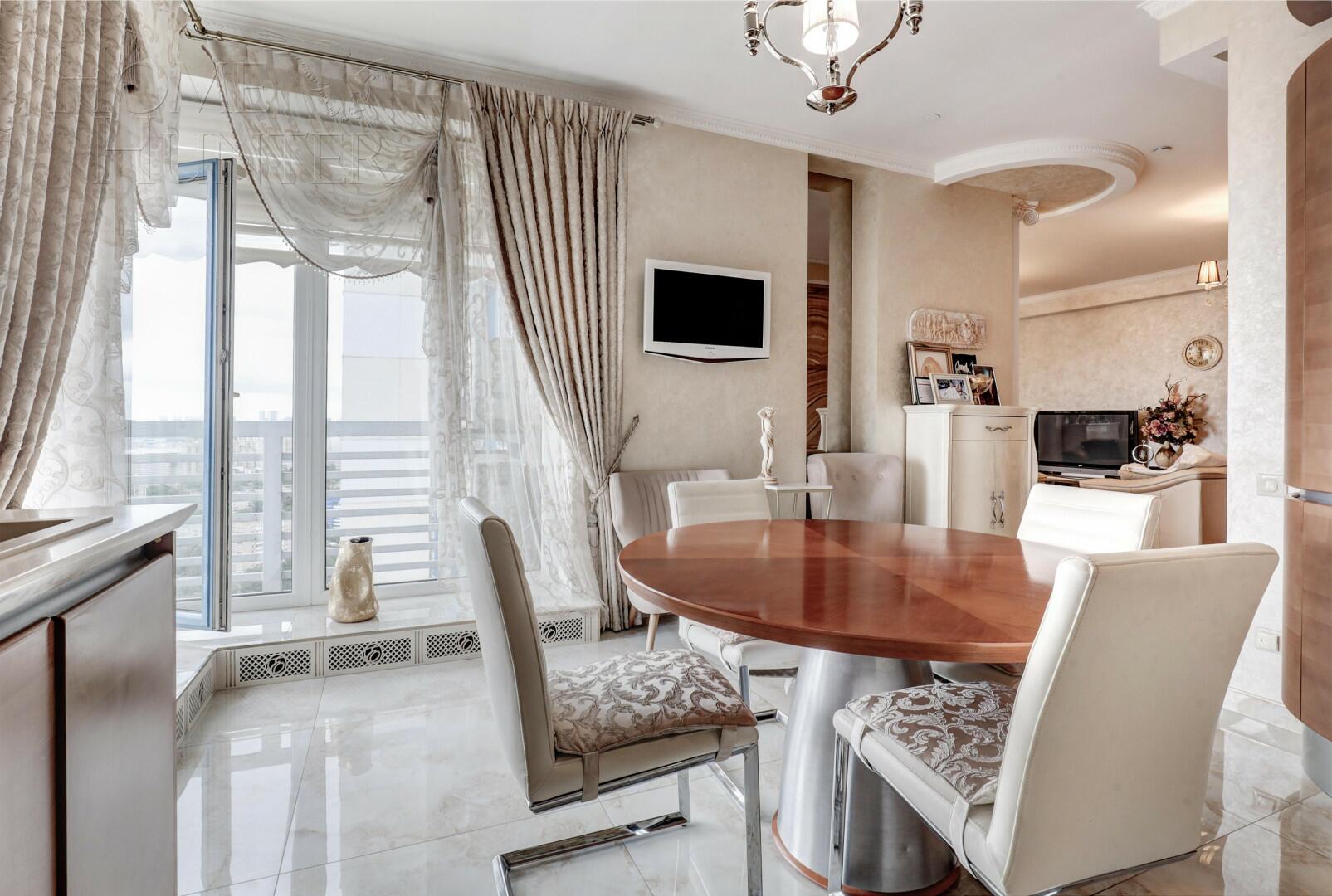 2-КОМН. КВАРТИРА С ОТДЕЛКОЙ 109.5 М² НА 29 ЭТАЖЕ