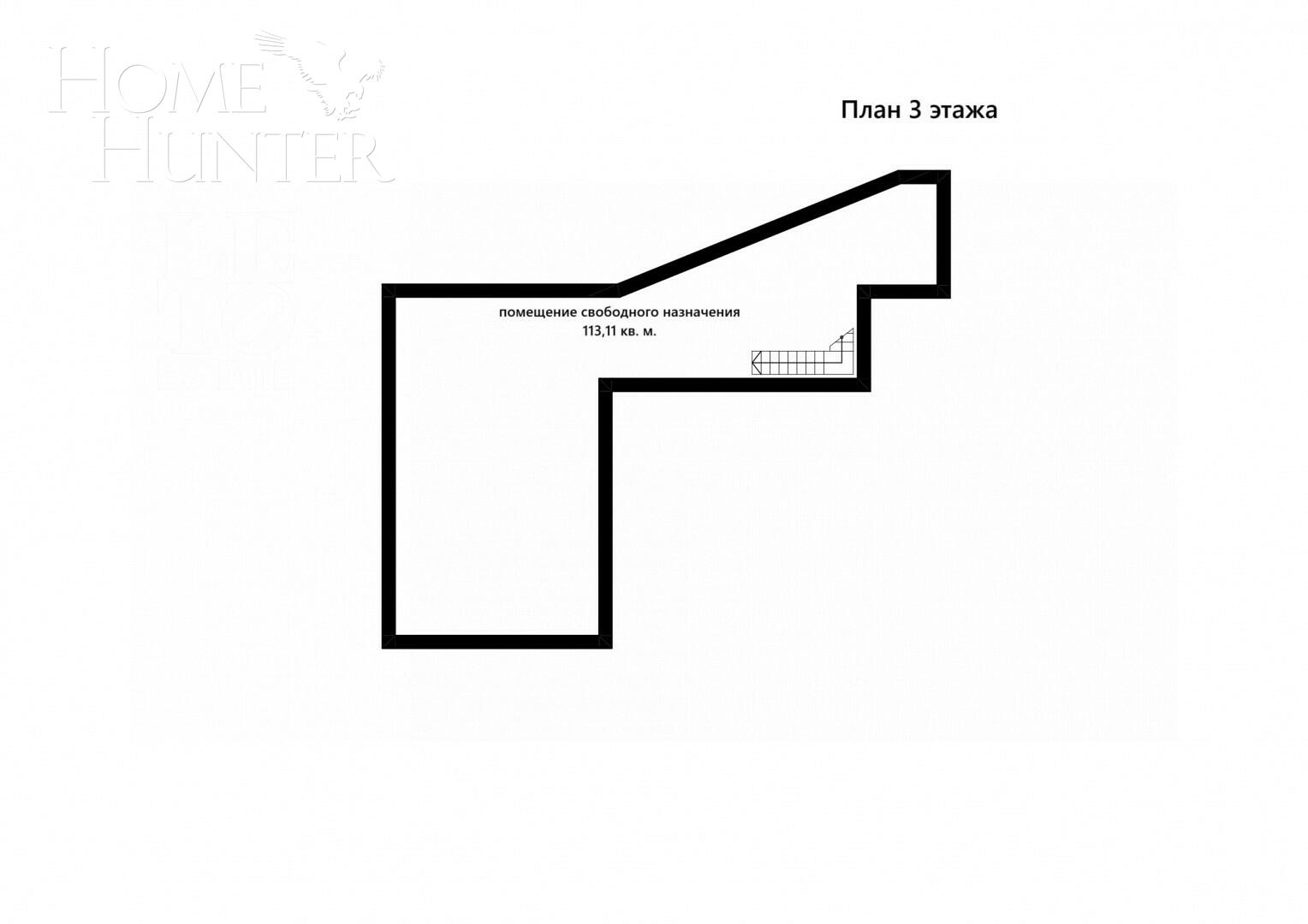 2-этажный коттедж 750 м² без отделки