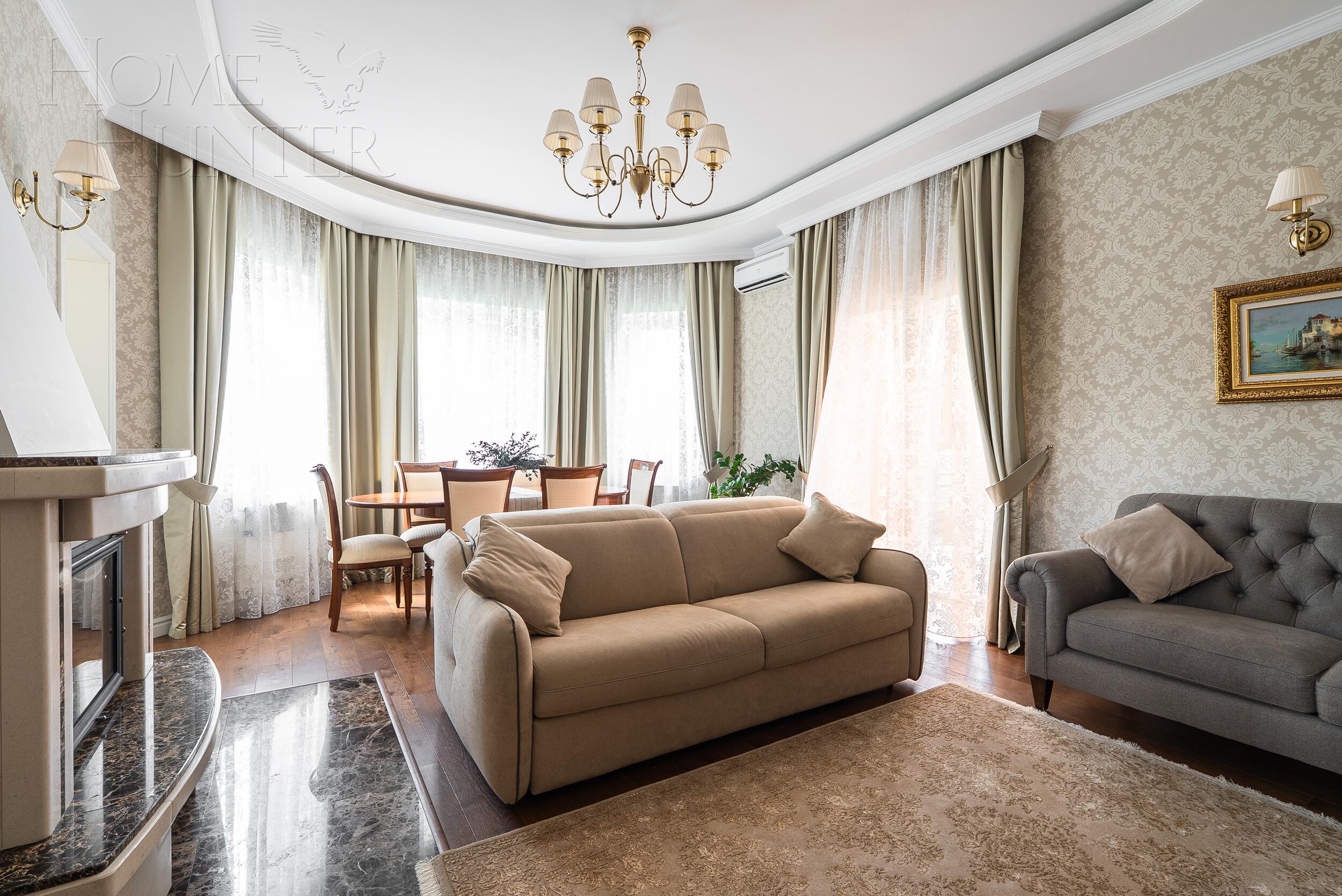 2-этажный коттедж 400 м² с отделкой