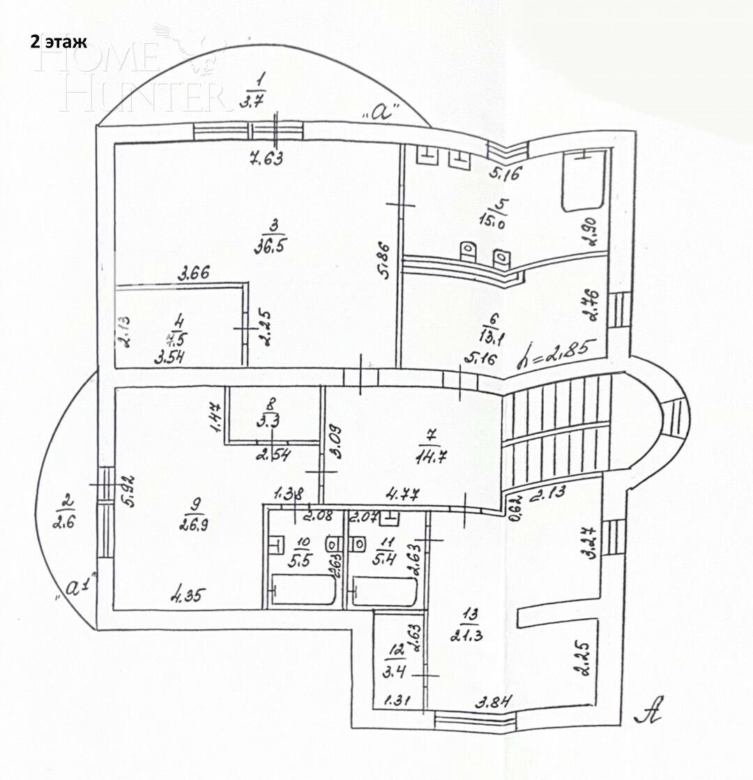 2-этажный коттедж 600 м² с отделкой