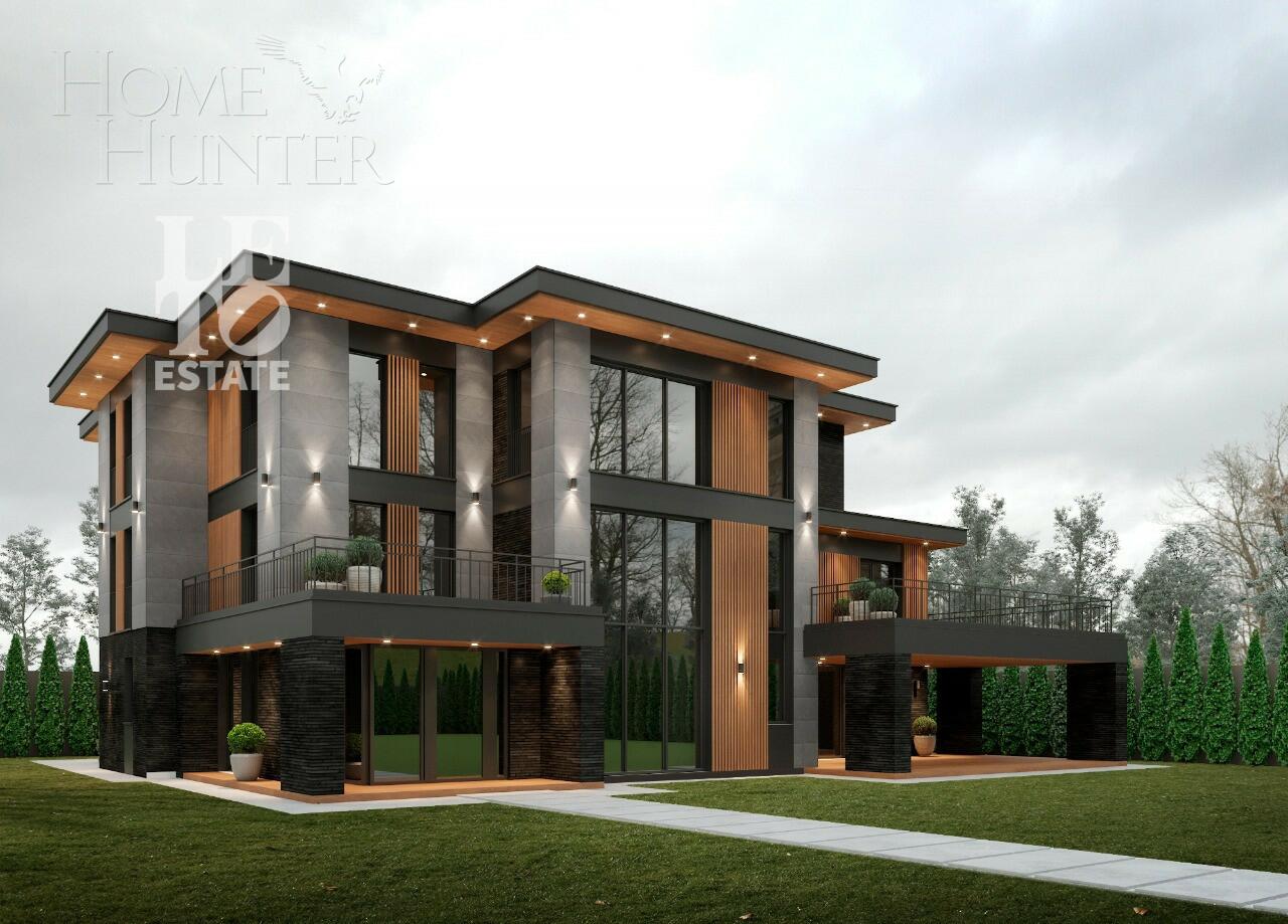 3-этажный коттедж 770 м² без отделки