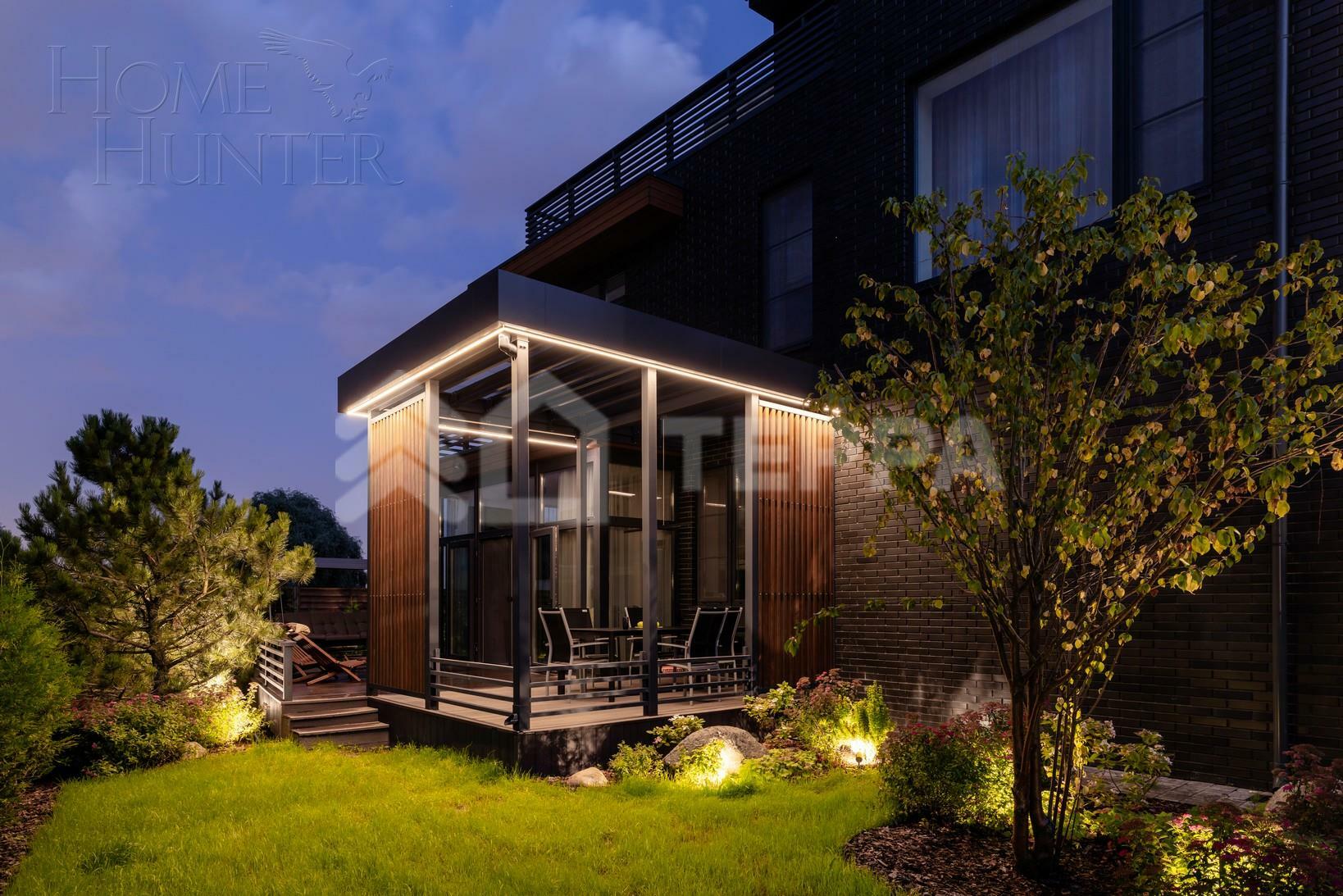 3-этажный коттедж 290 м² без отделки