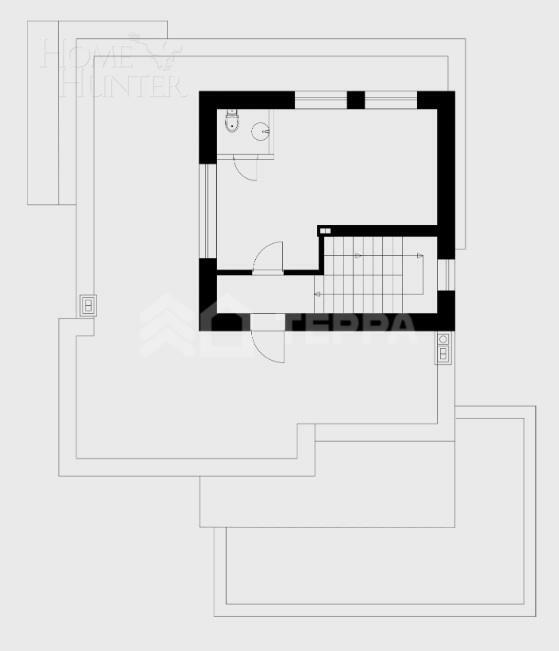 3-этажный коттедж 290 м² без отделки