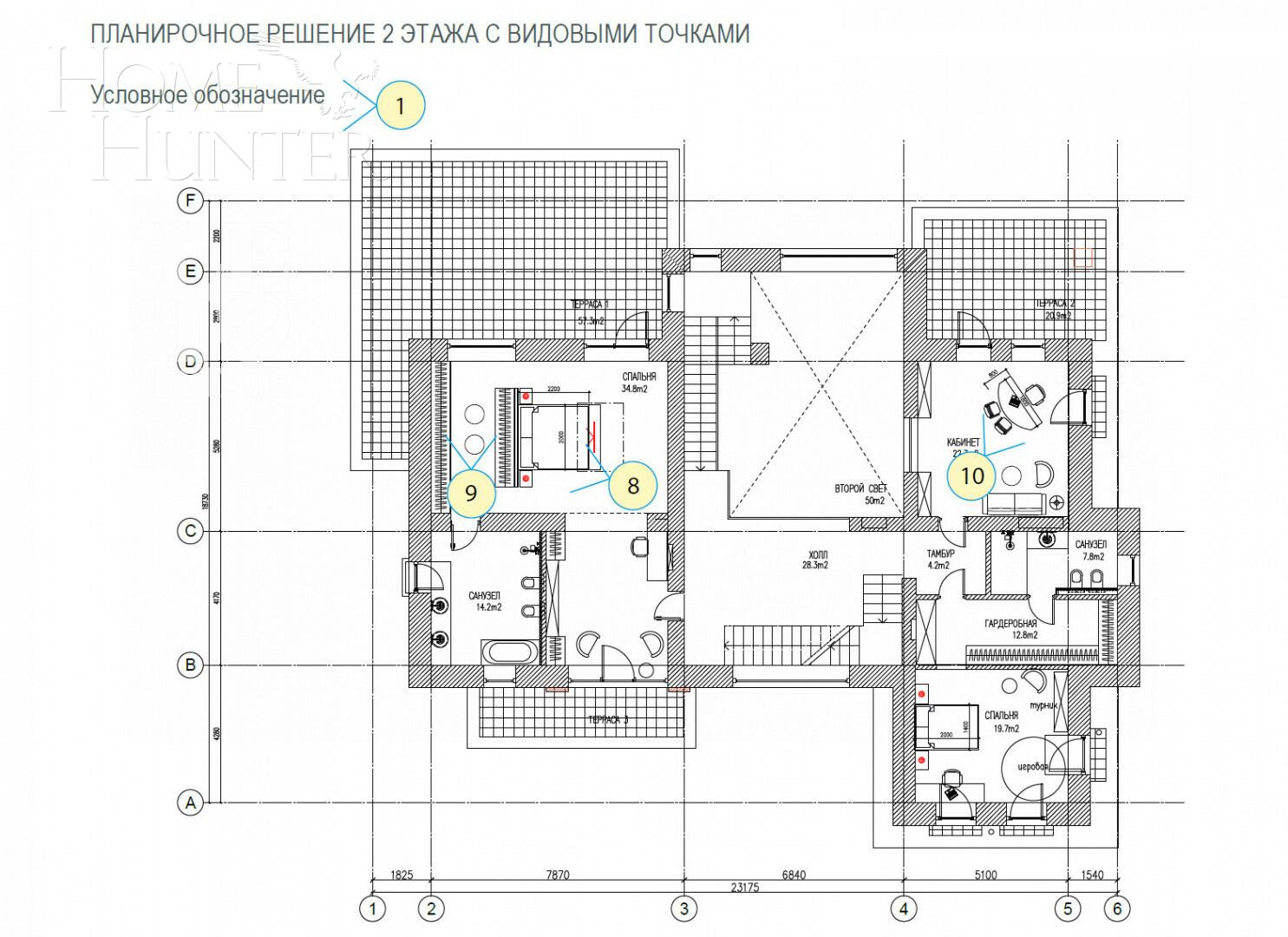 3-этажный коттедж 770 м² без отделки