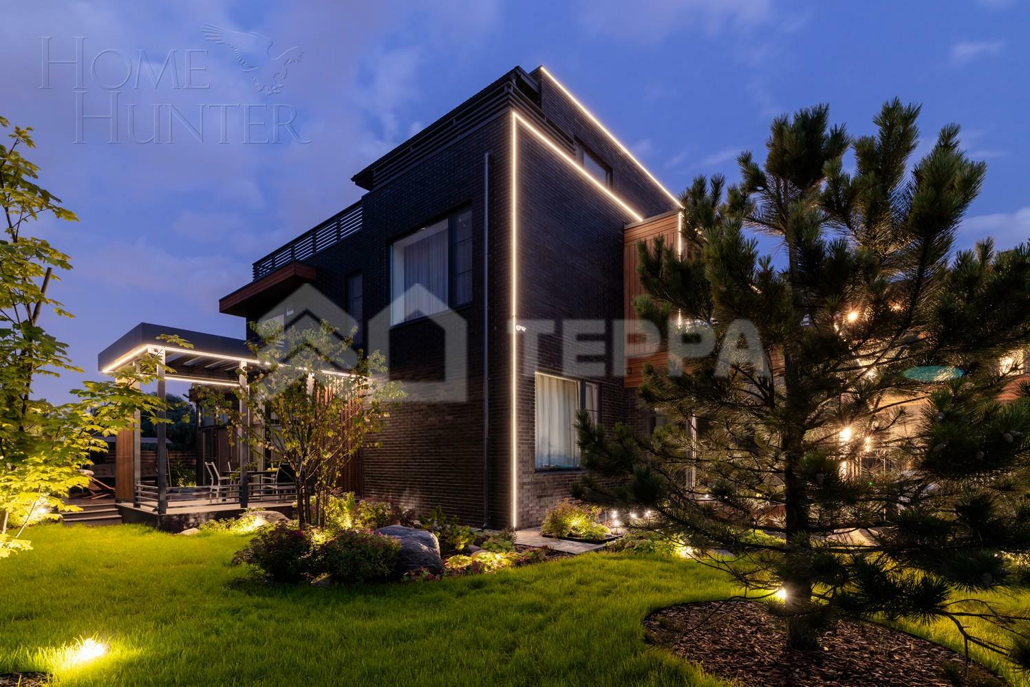 3-этажный коттедж 290 м² без отделки