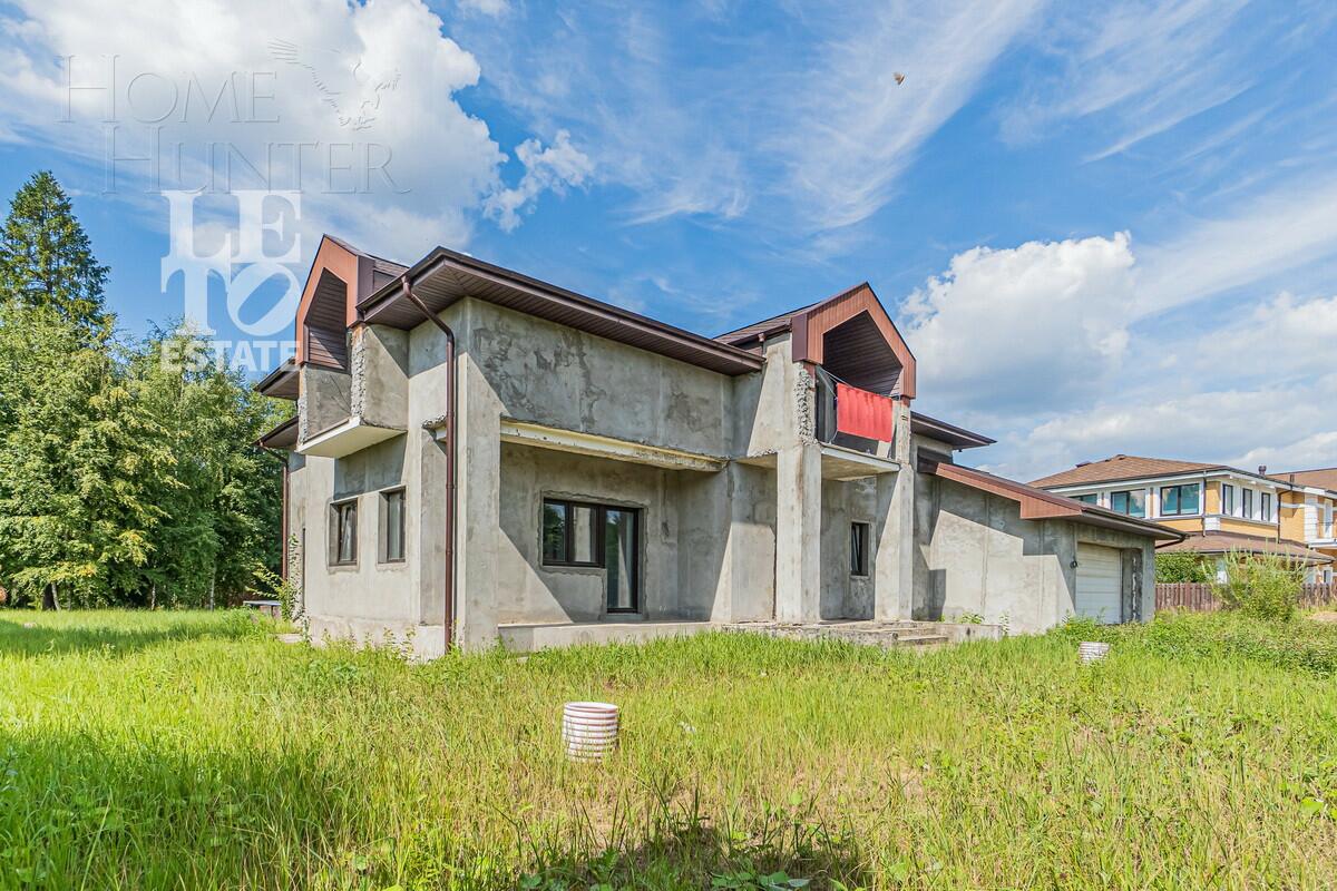 2-этажный коттедж 590 м² без отделки