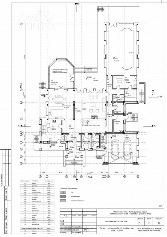 2-этажный коттедж 590 м² без отделки