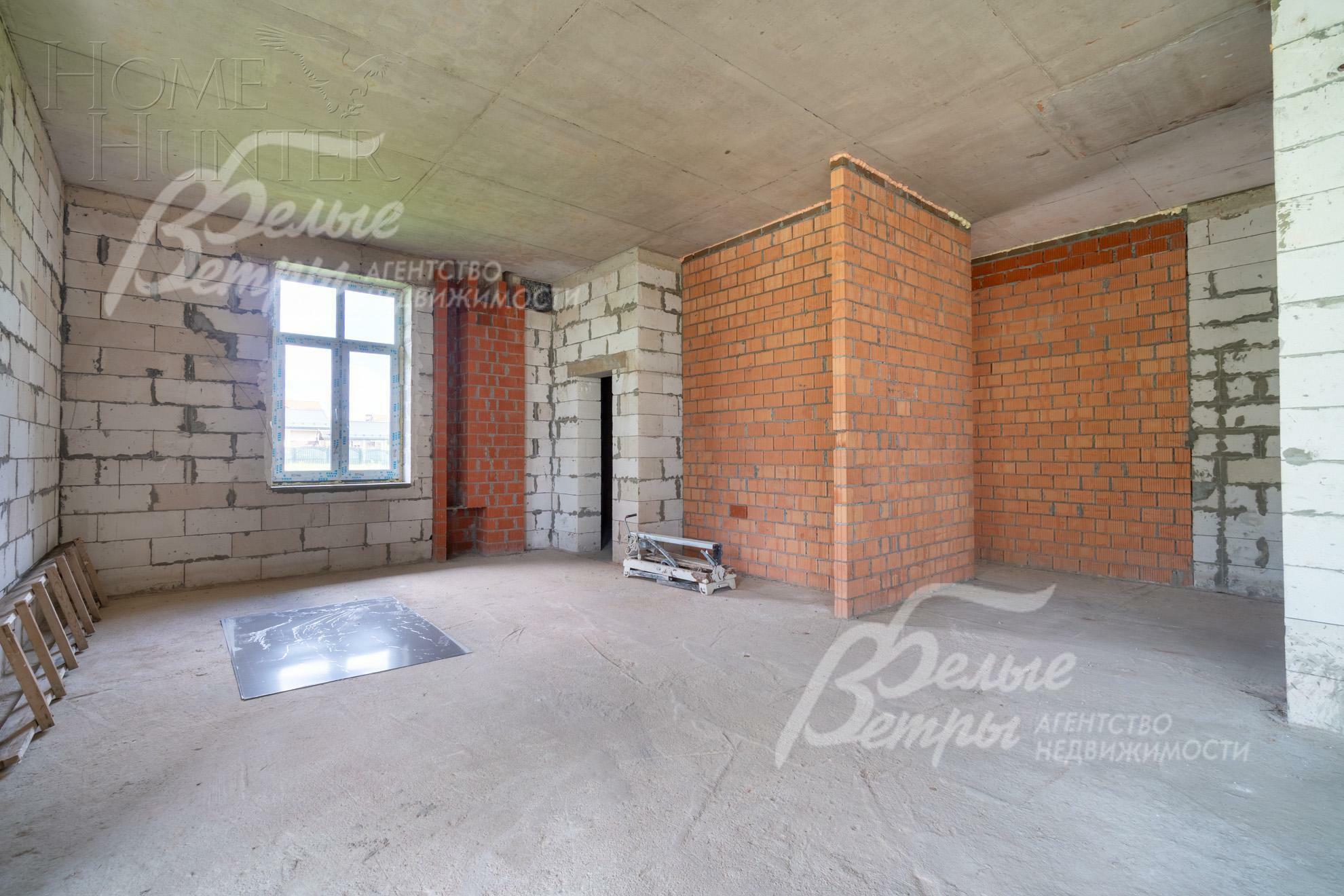 2-этажный коттедж 480 м² без отделки