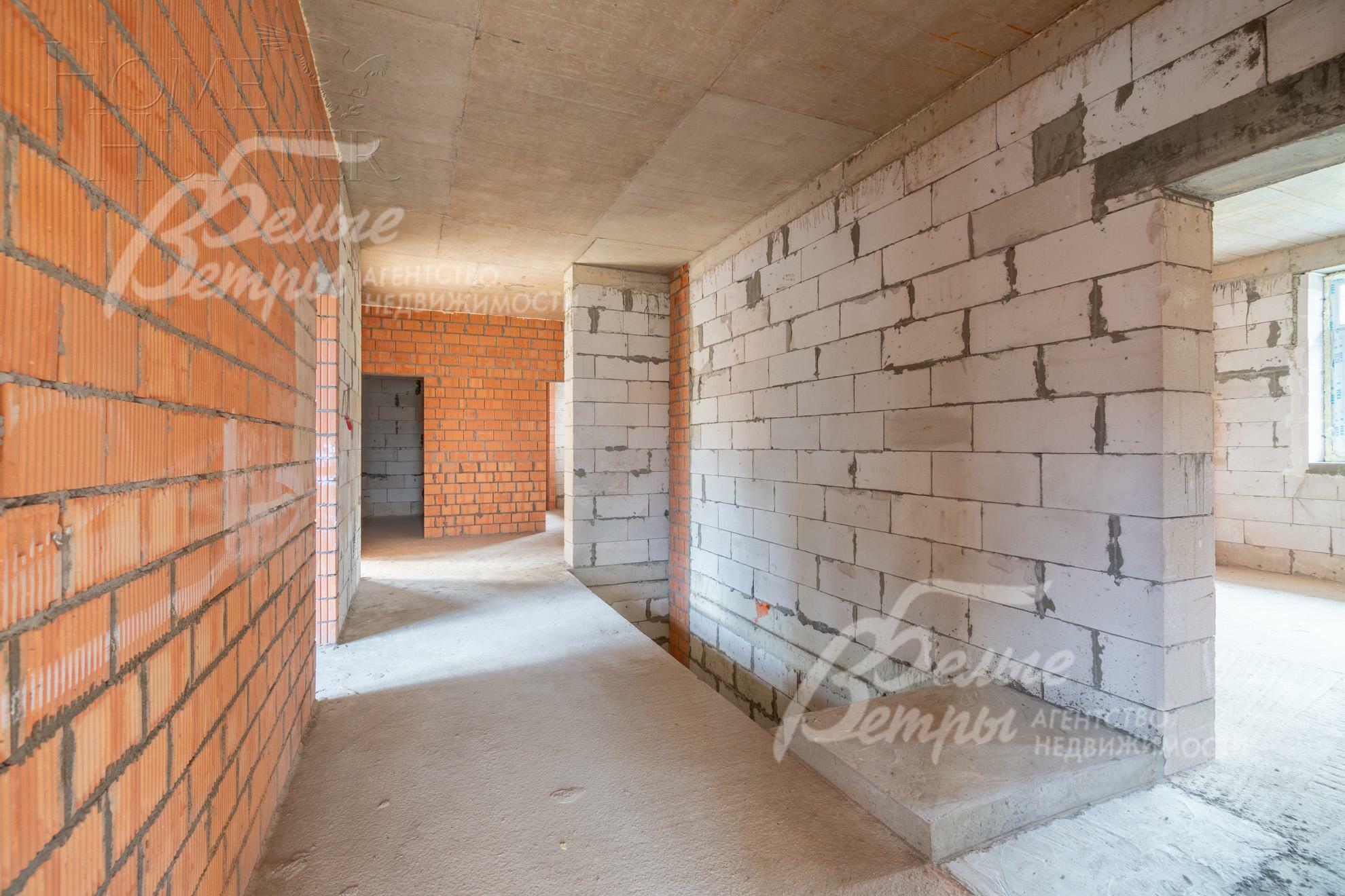 2-этажный коттедж 480 м² без отделки