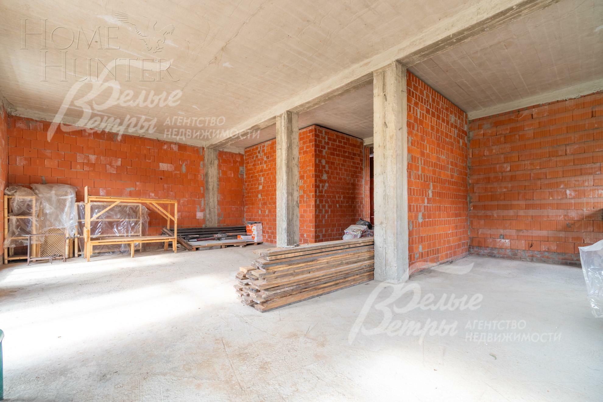 2-этажный коттедж 427.9 м² без отделки