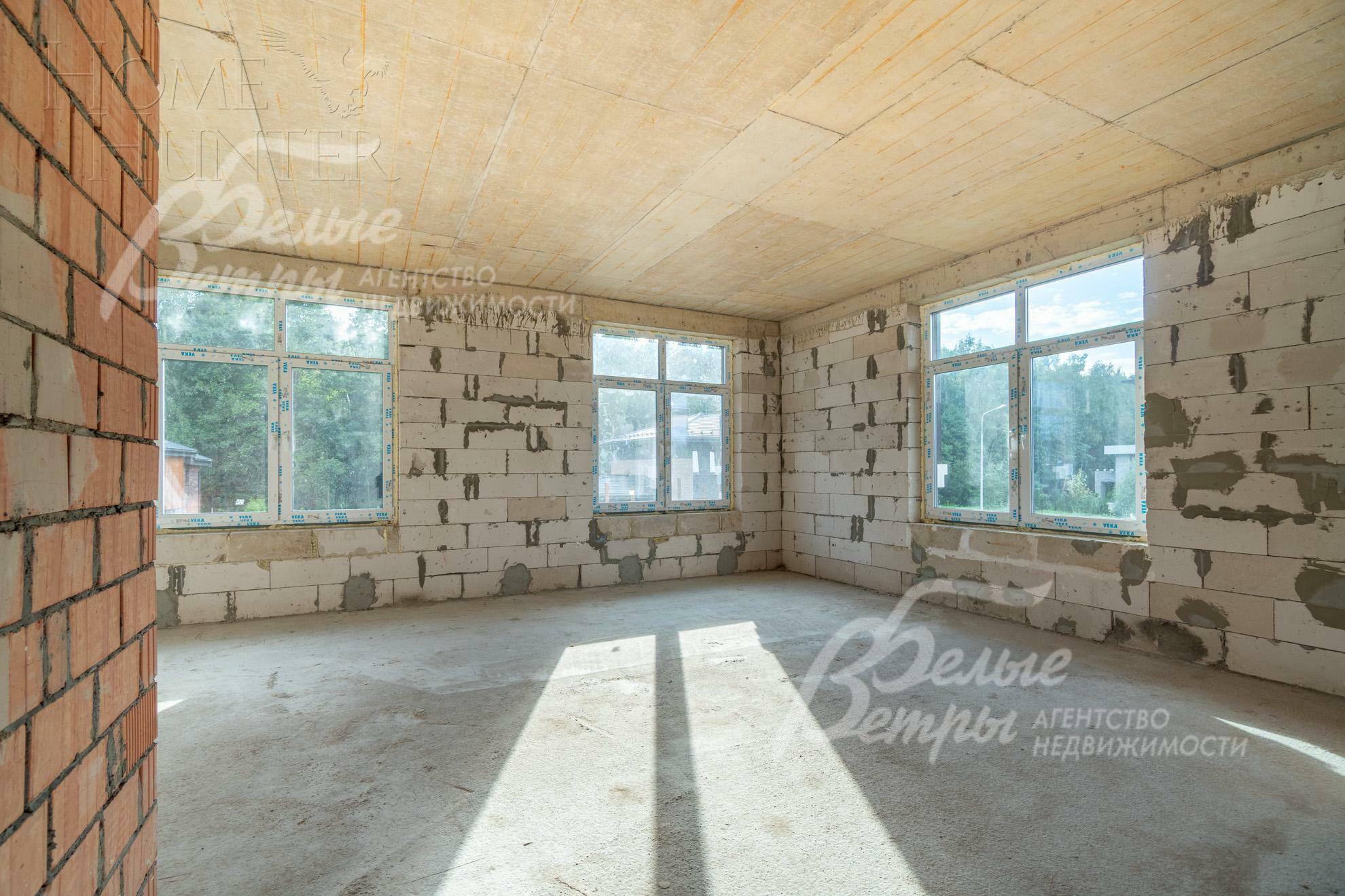 2-этажный коттедж 480 м² без отделки