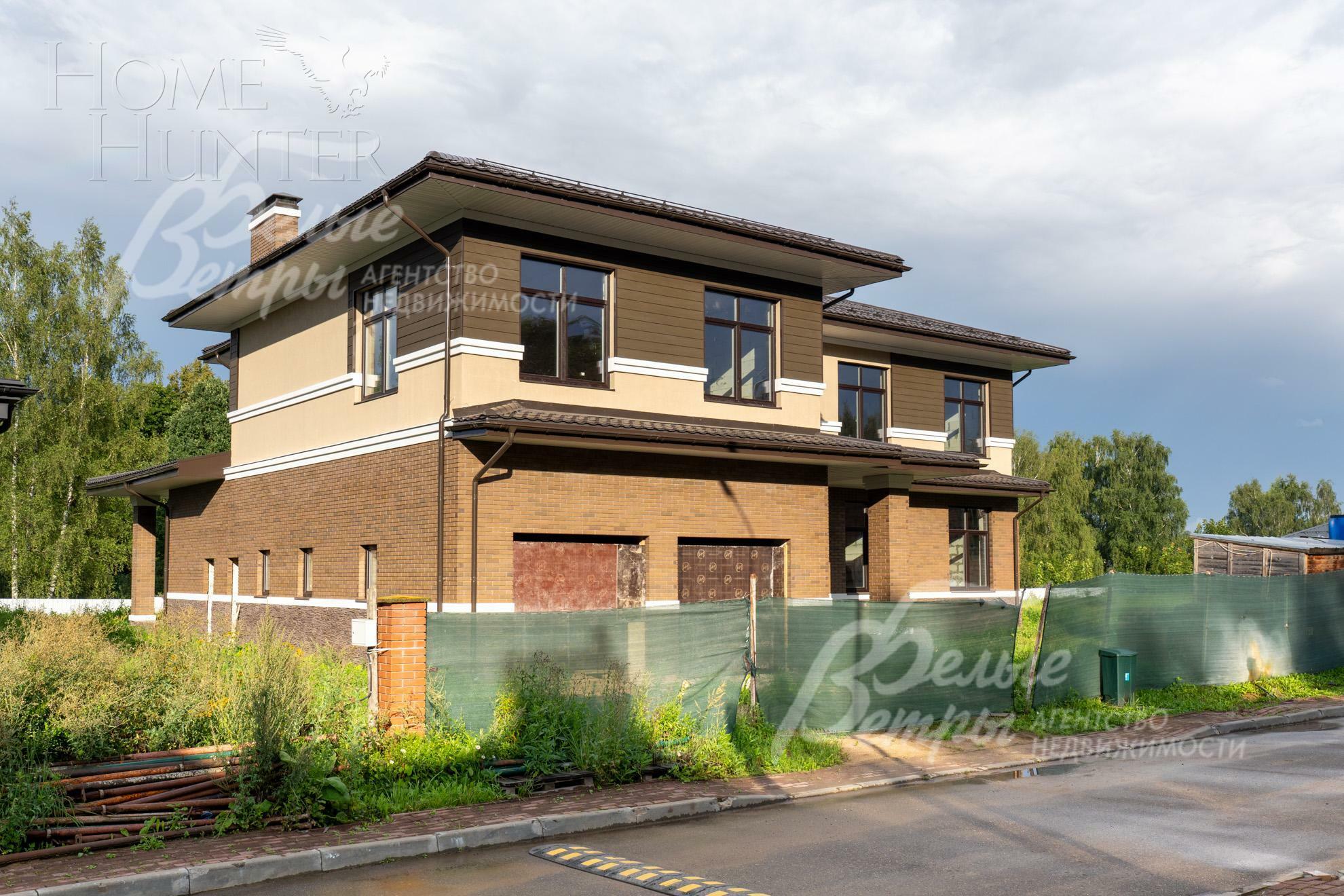 2-этажный коттедж 480 м² без отделки