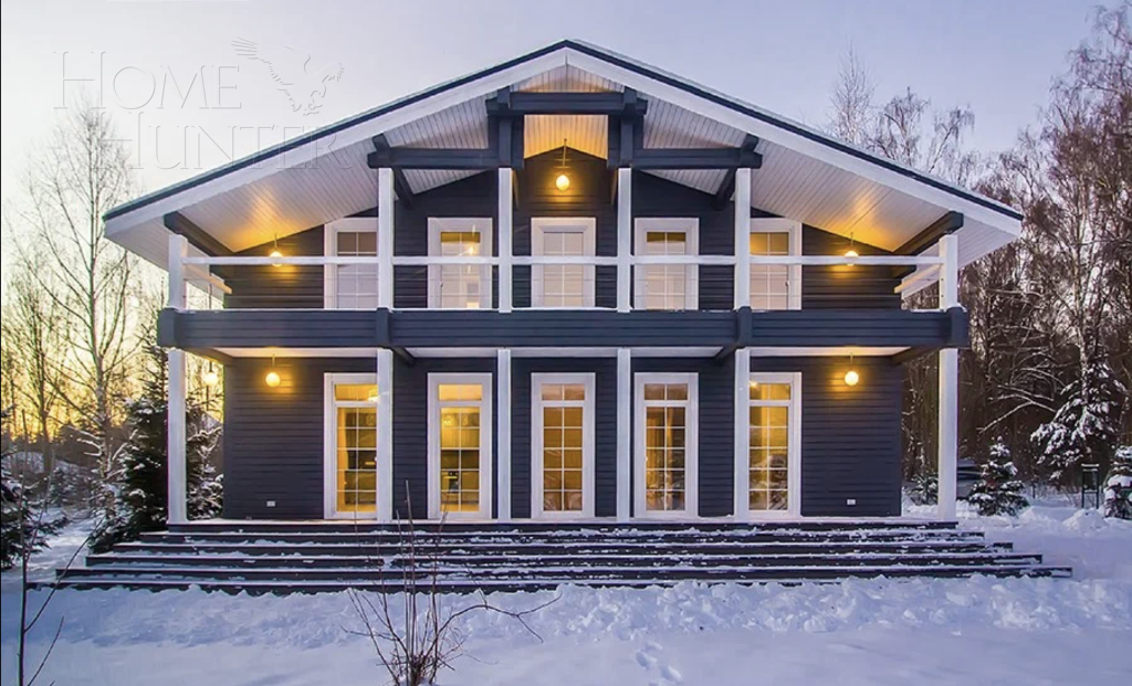 2-этажный коттедж 270 м² с отделкой