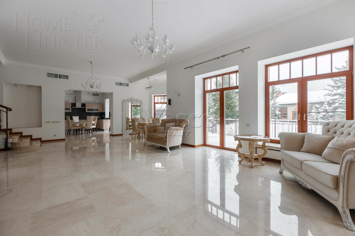 2-этажный коттедж 1 378 м² с отделкой