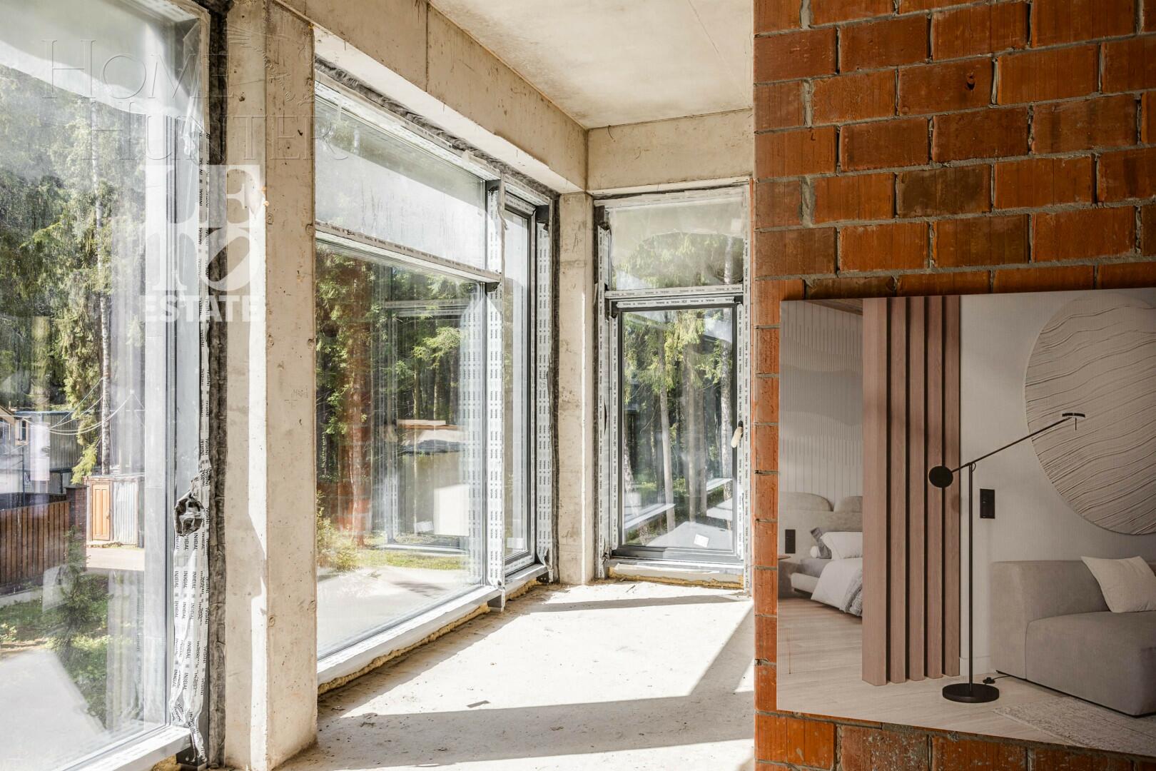 2-этажный коттедж 526 м² без отделки