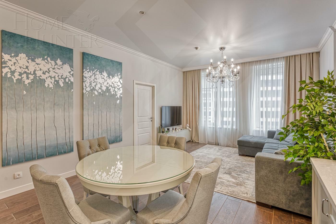 3-КОМН. КВАРТИРА С ОТДЕЛКОЙ 88 М² НА 13 ЭТАЖЕ