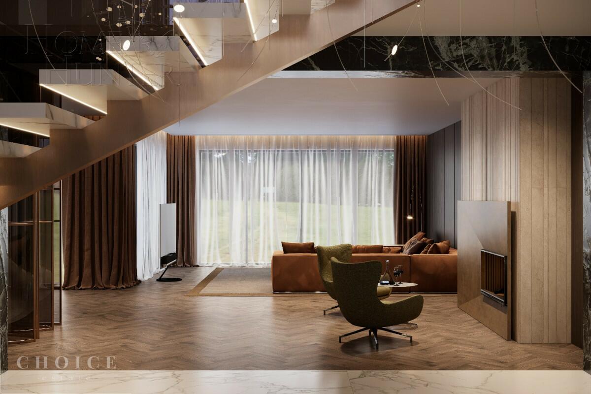 2-этажный коттедж 1 596 м² без отделки