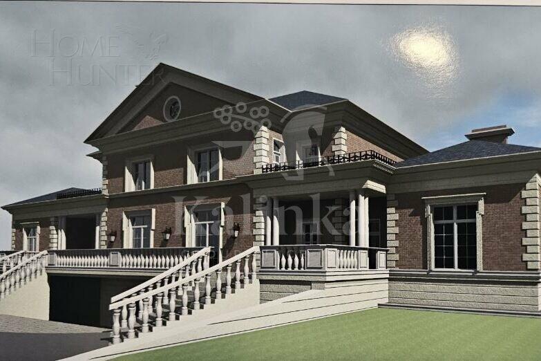 2-этажный коттедж 1 320 м² без отделки