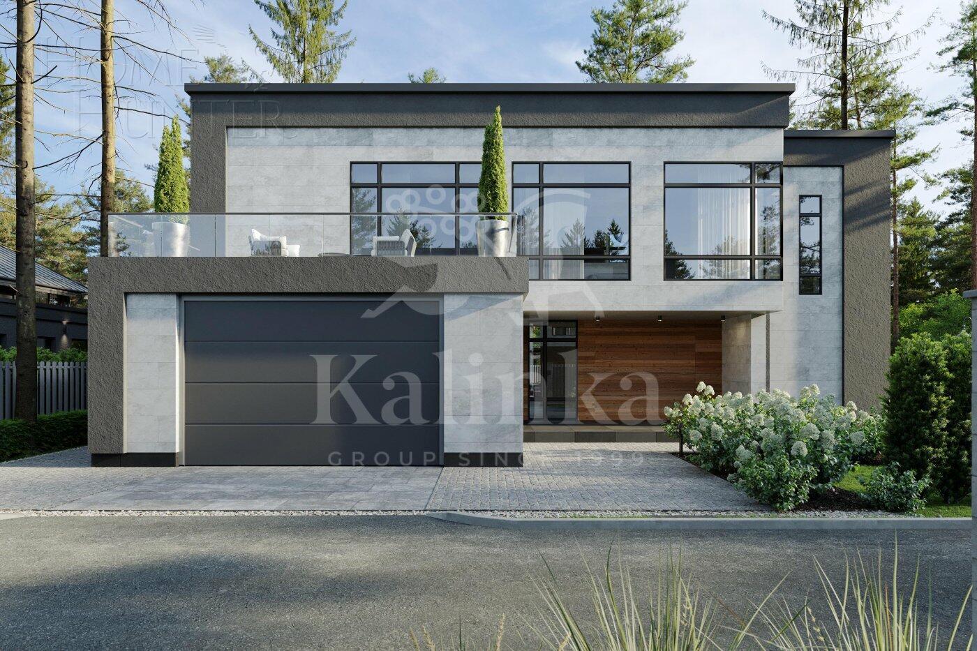 2-этажный коттедж 520 м² без отделки