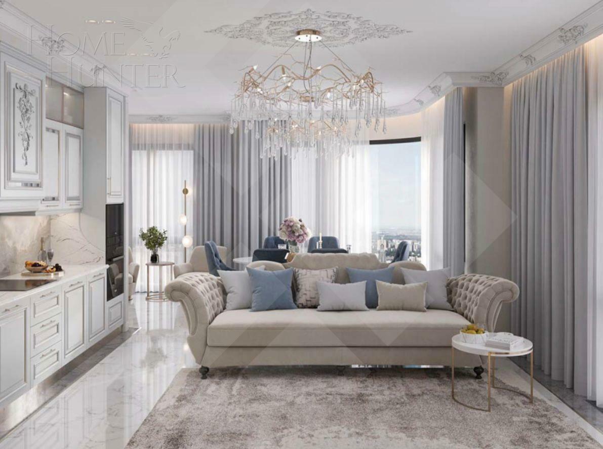 3-КОМН. КВАРТИРА БЕЗ ОТДЕЛКИ 92.5 М² НА 25 ЭТАЖЕ